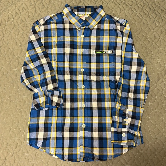 Gymboree boys long sleeve button shirt size M (7-8) - Picture 1 of 6
